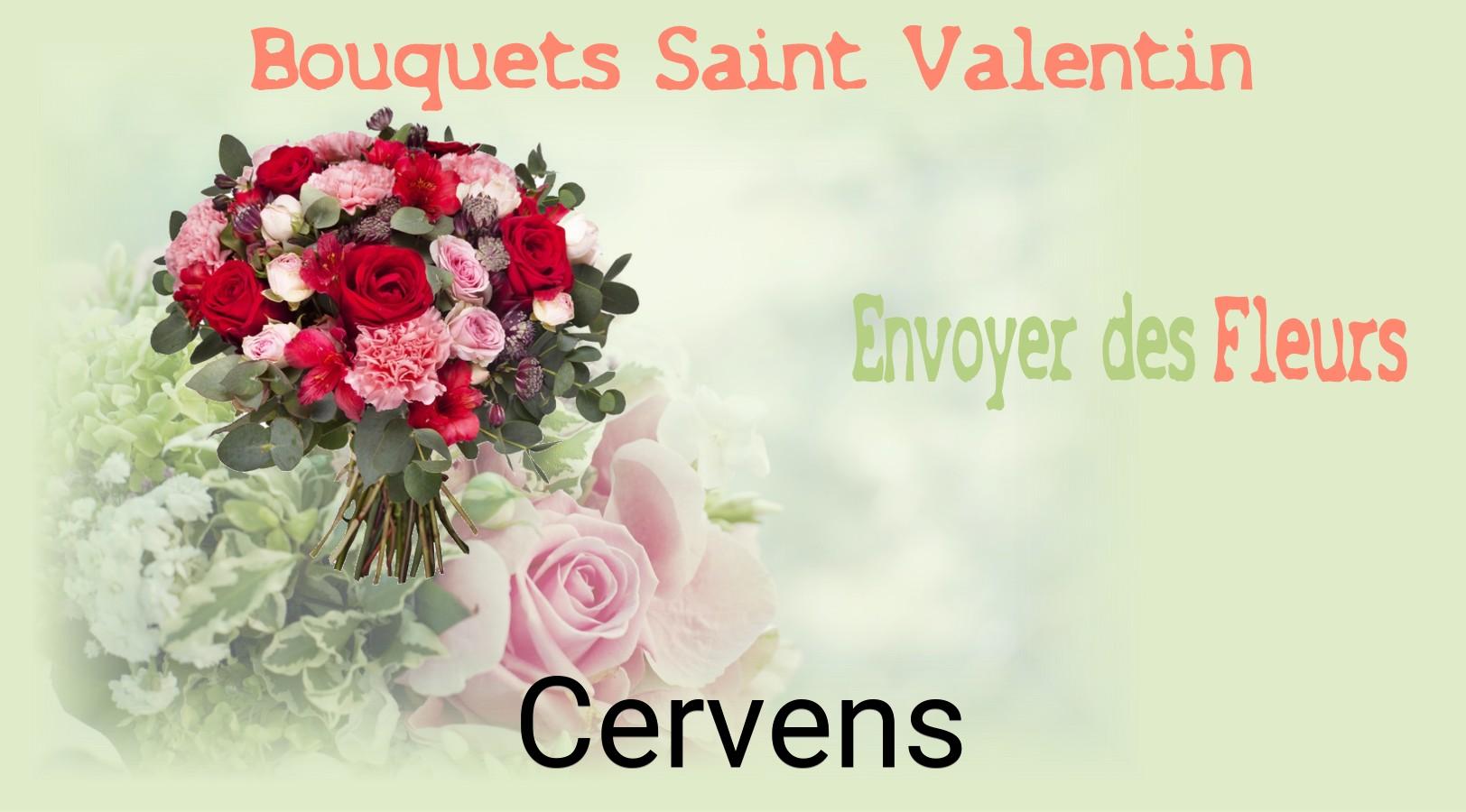 Roses de Saint-Valentin livrées à Cervens